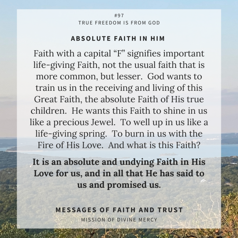 MDM Faith & Trust Messages - January 25, 2021