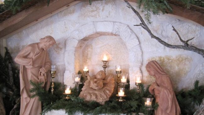 Holy Family Christmas Altar