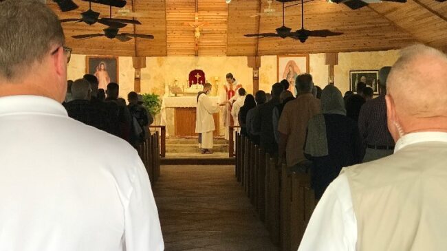 Peter & Dave Overlooking Mass