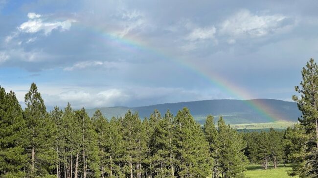 Rainbow in Angel Fire, NM - Community Trip