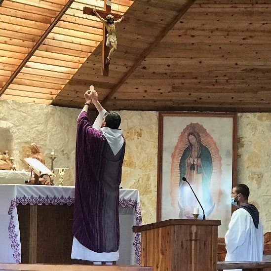 Consecration of the Eucharist at Mass