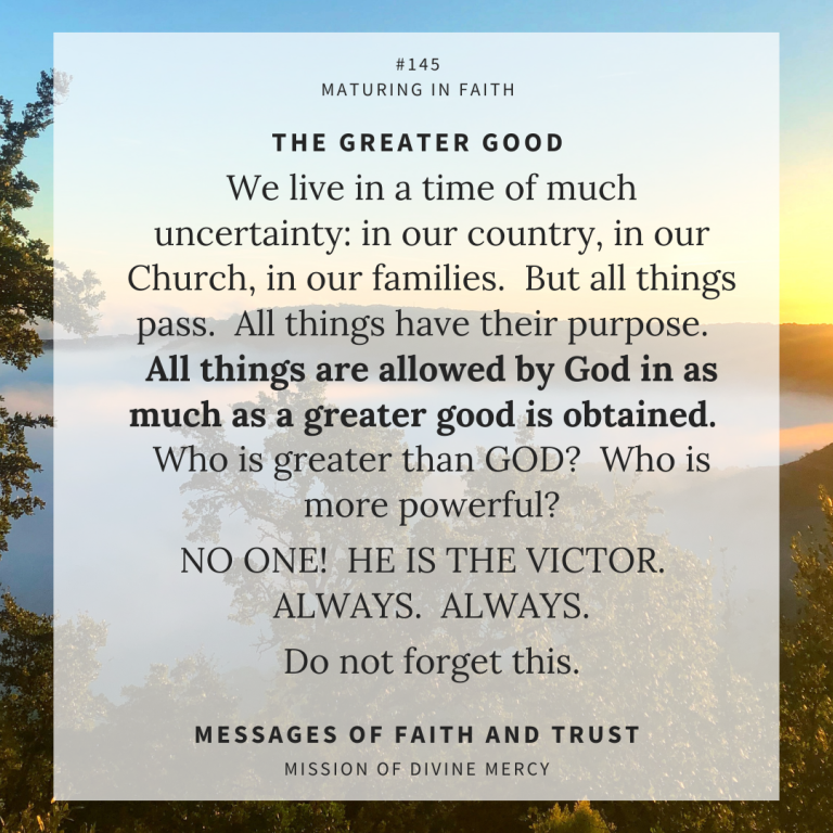 MDM Faith & Trust Messages - November 3, 2021
