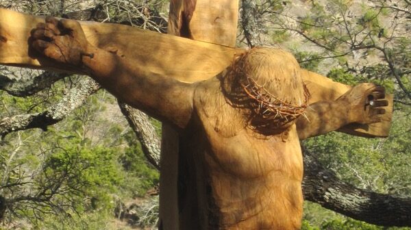 Ourdoor Rosary Crucifix