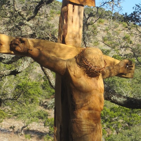 Ourdoor Rosary Crucifix