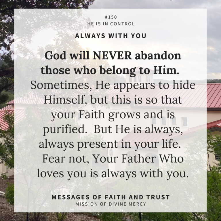 MDM Faith & Trust Messages - December 8, 2021