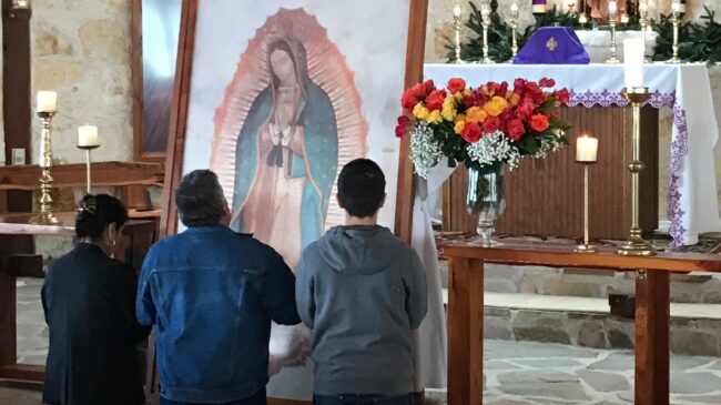 Veneration of Our Lady of Guadalupe Image