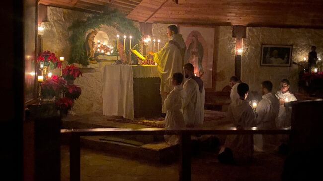 Christmas Eve Mass at St. Joseph's Chapel