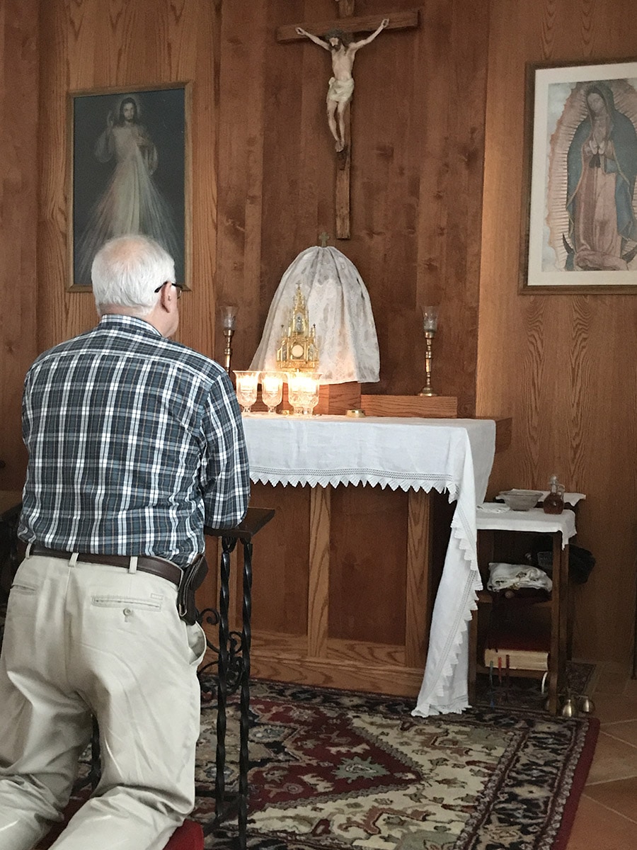 Adoration at the Most Blessed Sacrament Chapel