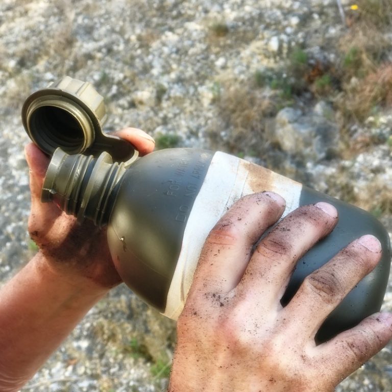 Dirty Drinking Canteen
