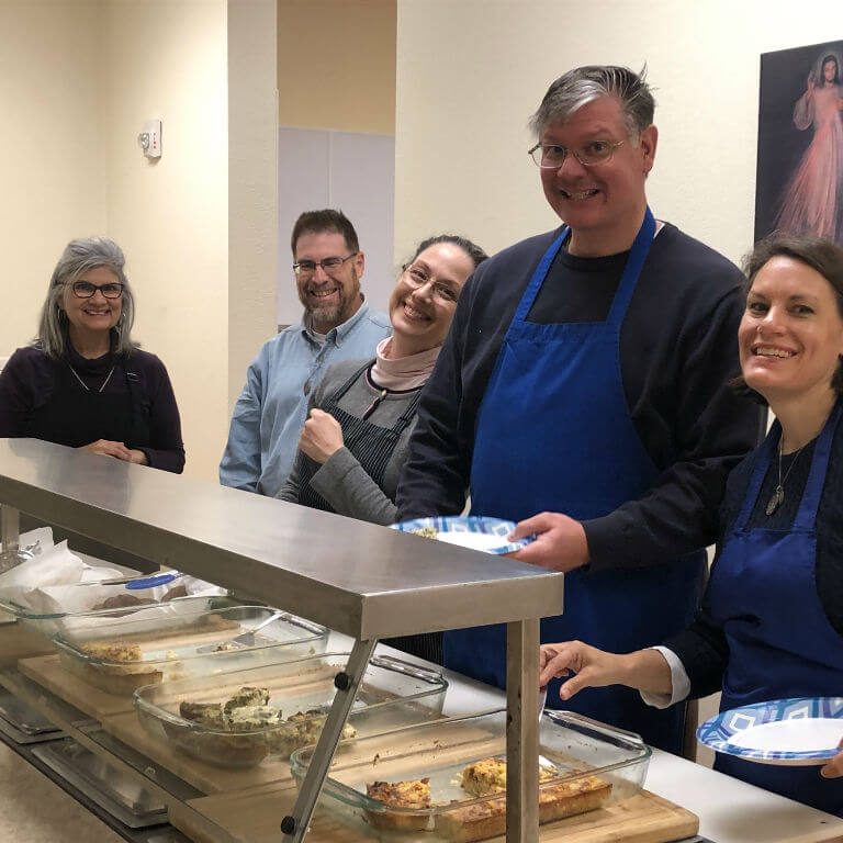 Kitchen Crew - Rita, Gene, Ann Marie, Neal & Shelley