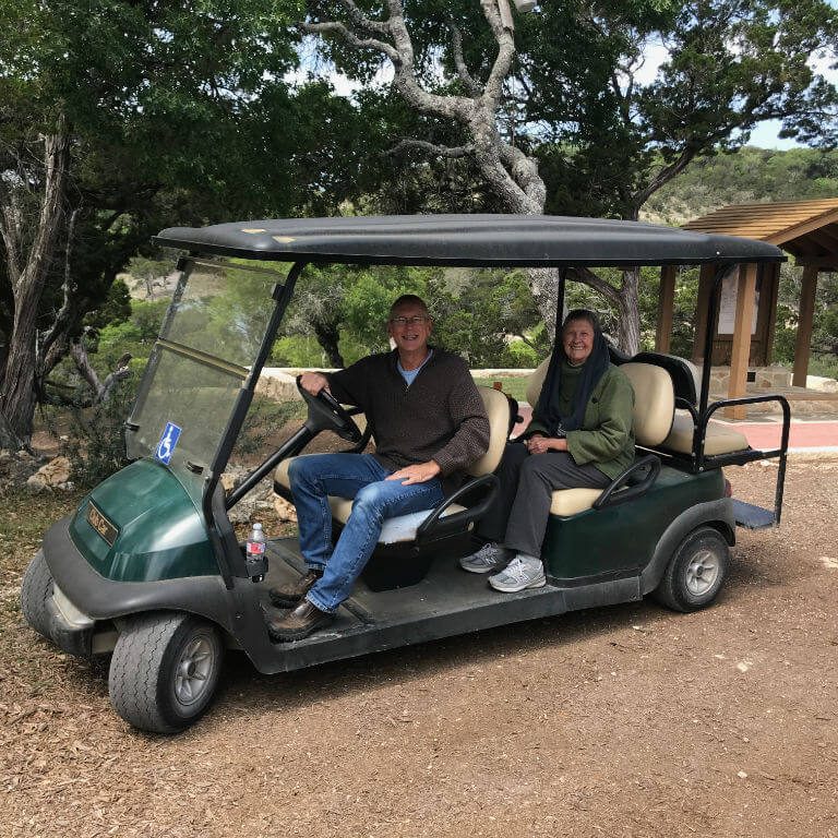 Cart Driving - Chris & Jeanette