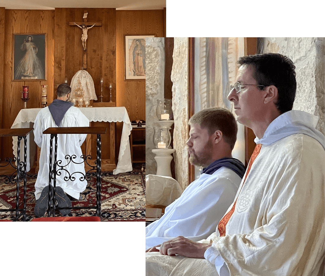 Community Members in Prayer