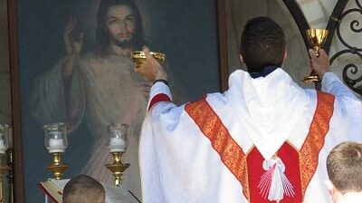 Divine Mercy Mass at the Teocalli
