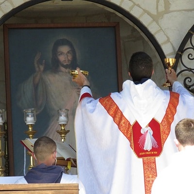 Divine Mercy Mass at the Teocalli