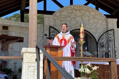 Fr. John Mary Homily at the Teocalli - Eastertide