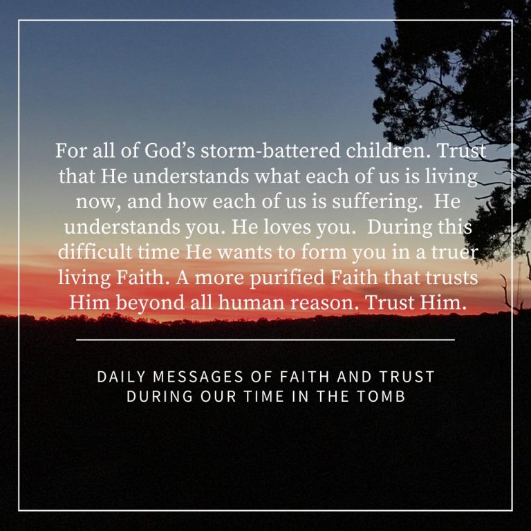 MDM Faith & Trust Messages - March 25, 2020