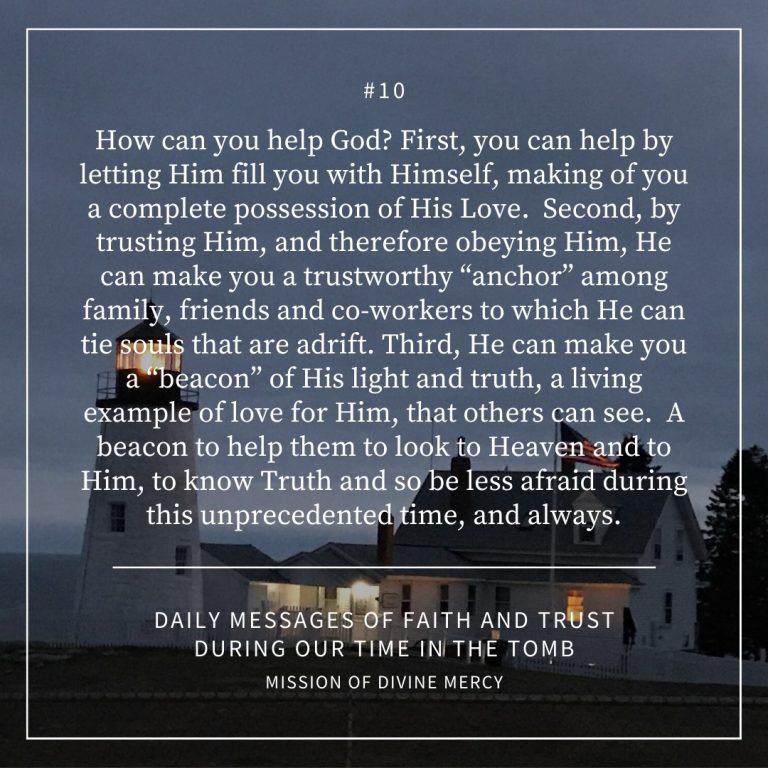 MDM Faith & Trust Messages - April 2, 2020