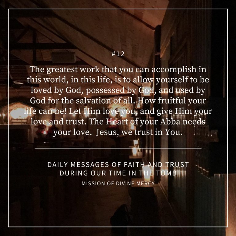 MDM Faith & Trust Messages - April 5, 2020
