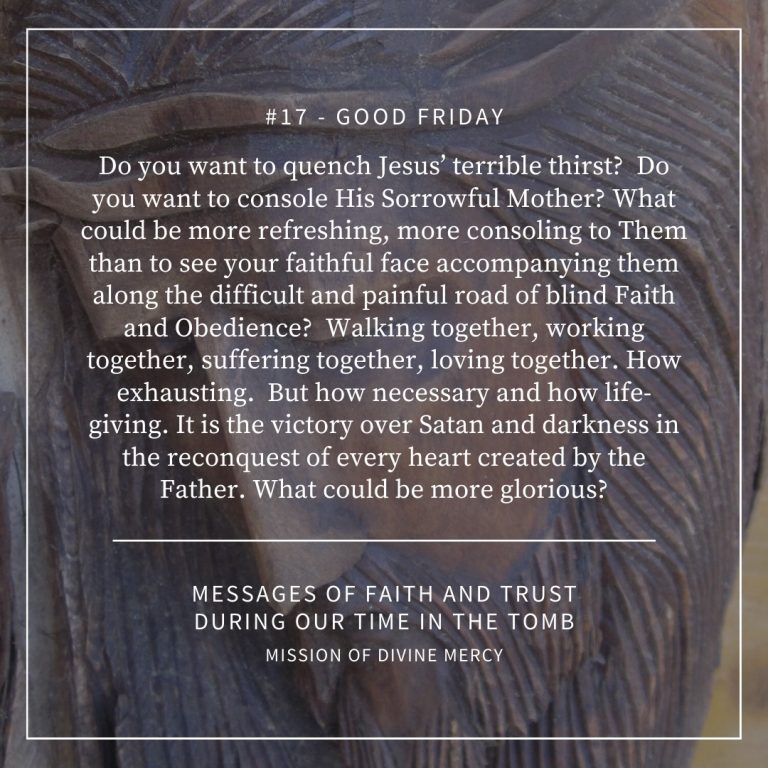MDM Faith & Trust Messages - April 10, 2020