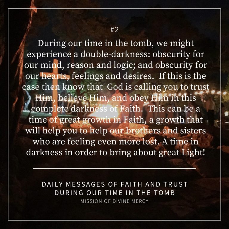 MDM Faith & Trust Messages - March 25, 2020