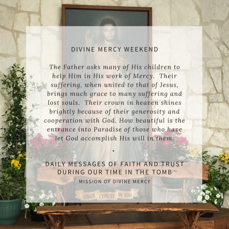 MDM Faith & Trust Messages - April 18, 2020