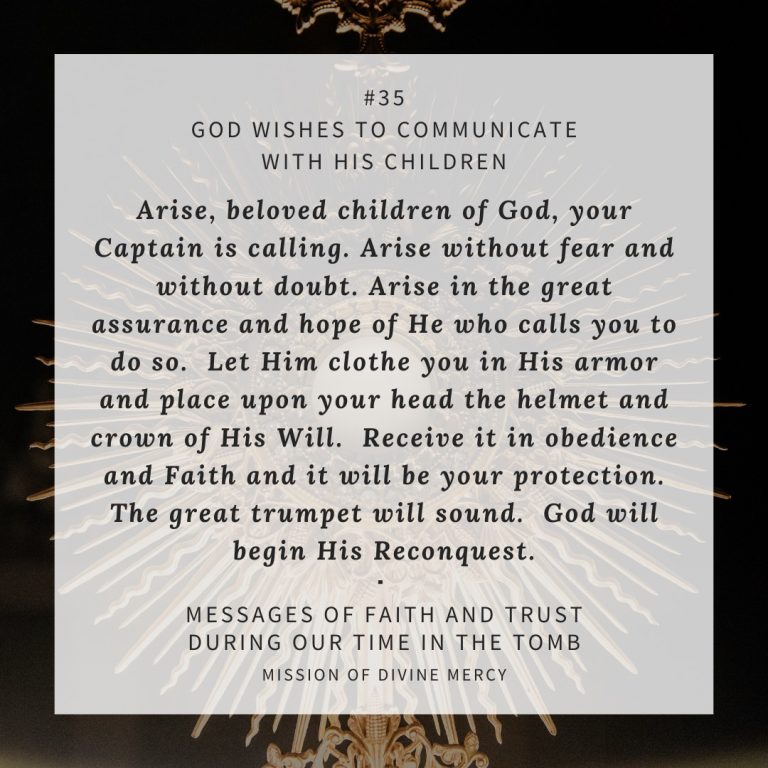 MDM Faith & Trust Messages - May 3, 2020