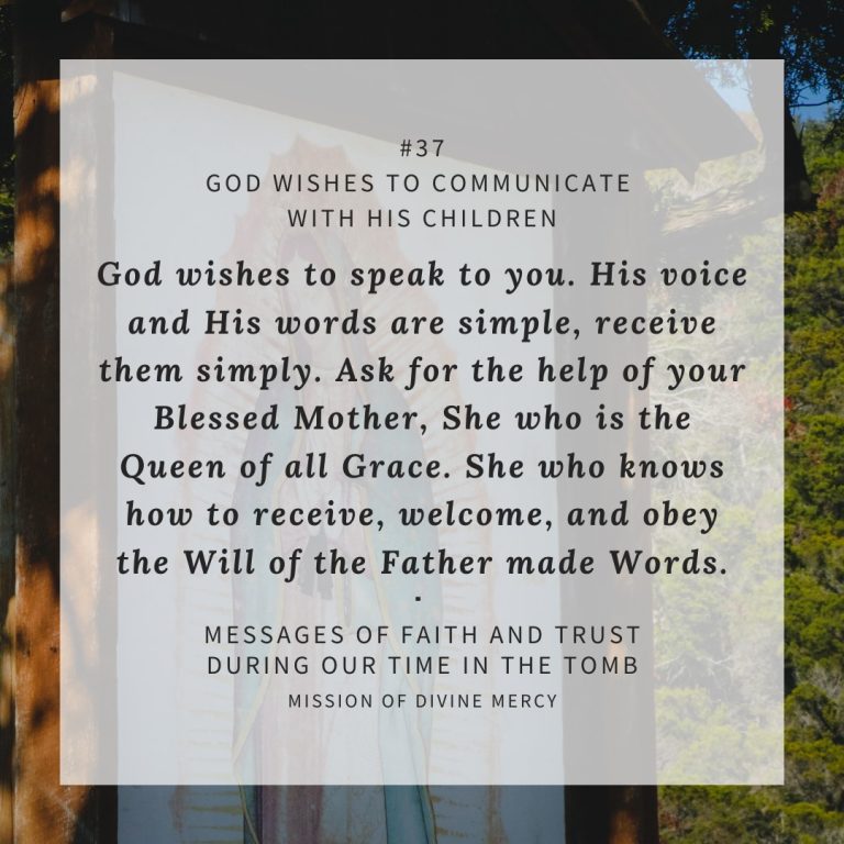 MDM Faith & Trust Messages - May 5, 2020