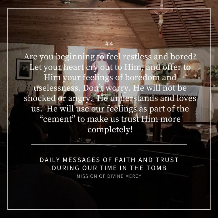 MDM Faith & Trust Messages - March 26, 2020