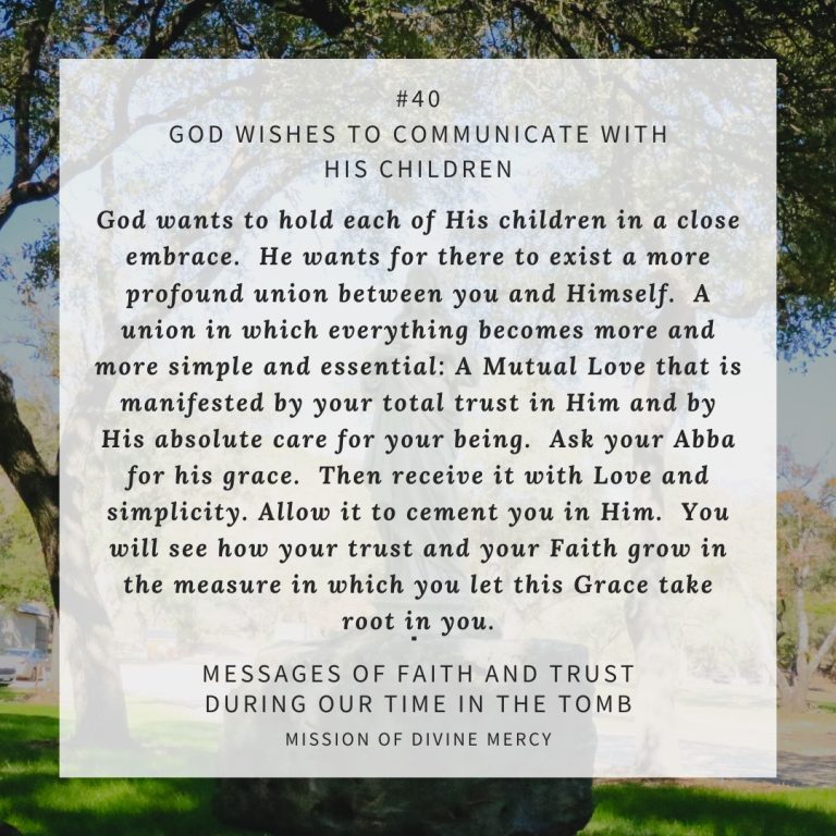 MDM Faith & Trust Messages - May 9, 2020