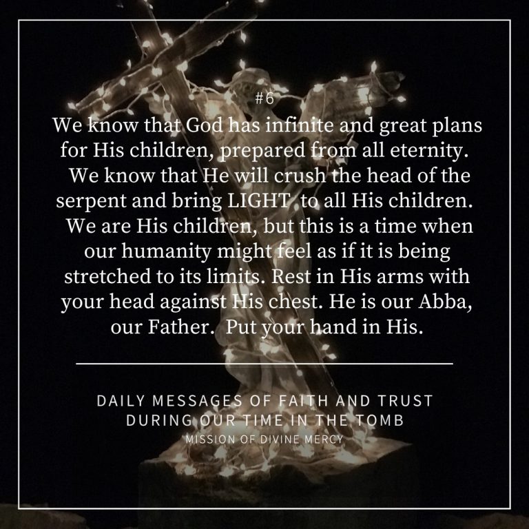 MDM Faith & Trust Messages - March 29, 2020