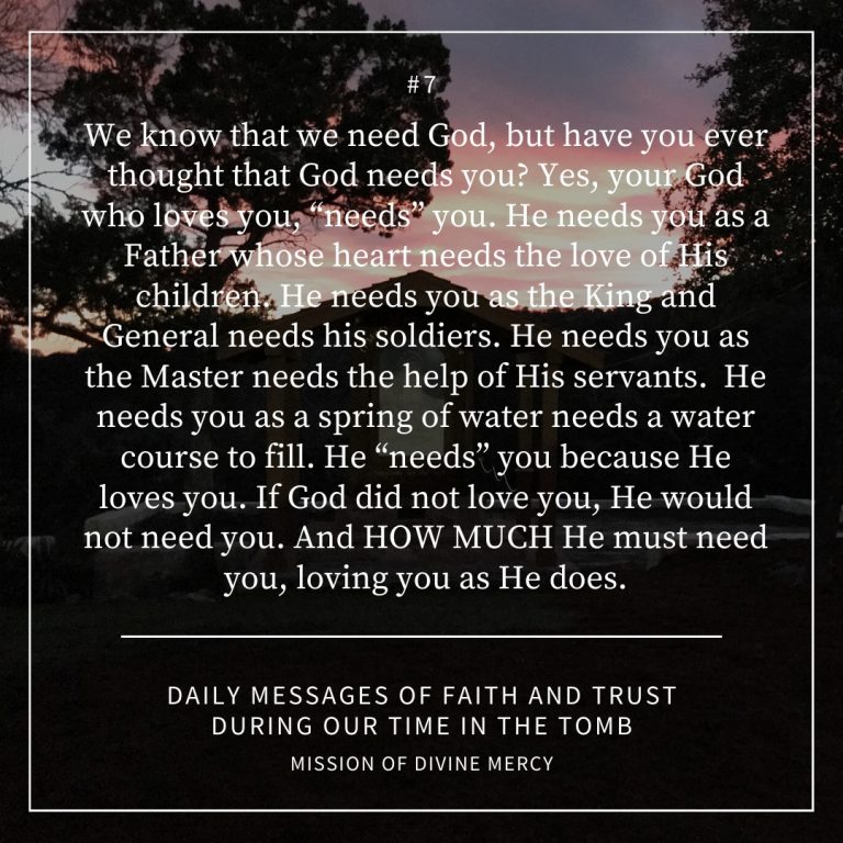MDM Faith & Trust Messages - March 30, 2020