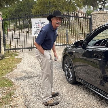 Greeting Visitors - David